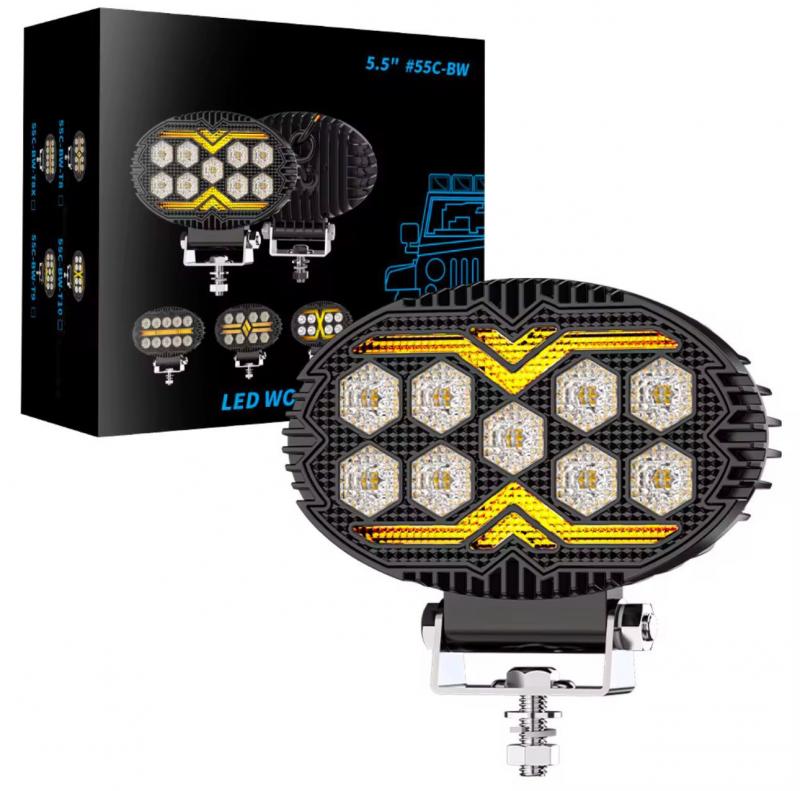 FARO OVALADO 9 LED