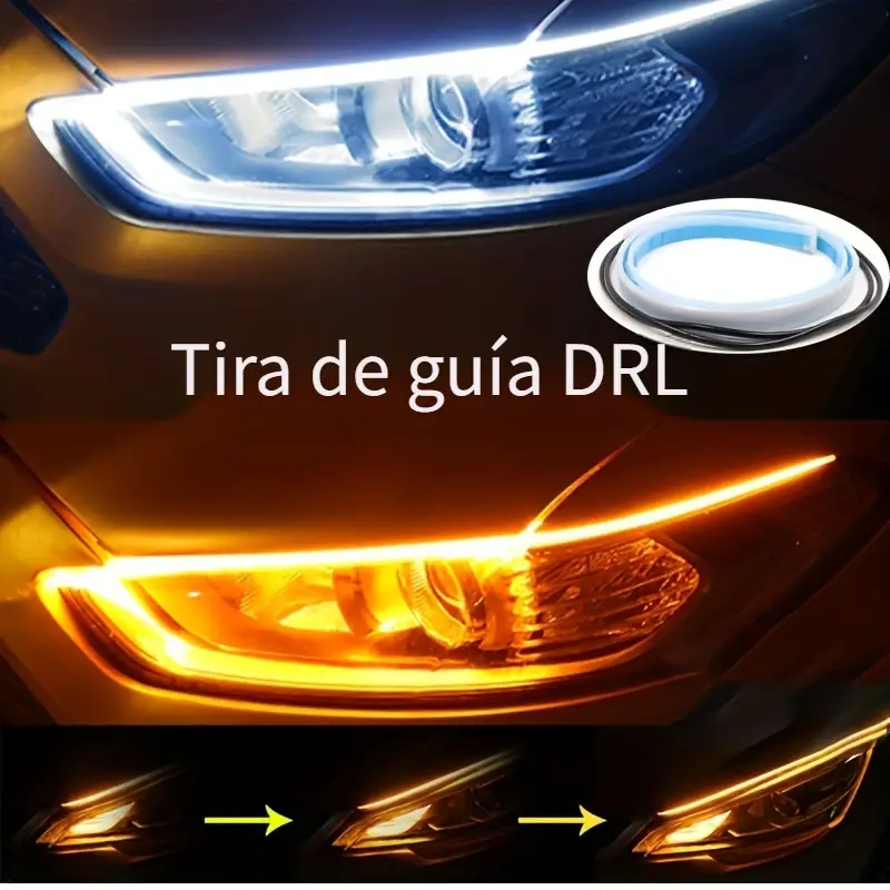 DAYTIME RUNNING LIGHT LED - Con giro secuencial - 60cm