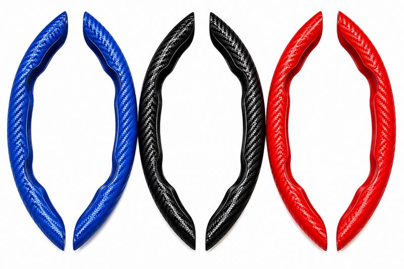 Imagen ilustrativa de CUBRE VOLANTE PLASTICO (negro-rojo-azul)