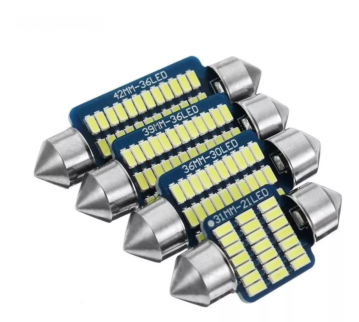 TUBULARES MULTILED - medidas, 31,36,39,41mm