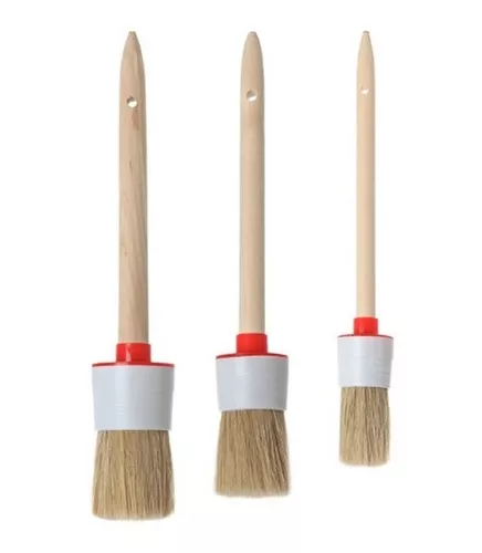 SET PINCELES DE MADERA x3 -