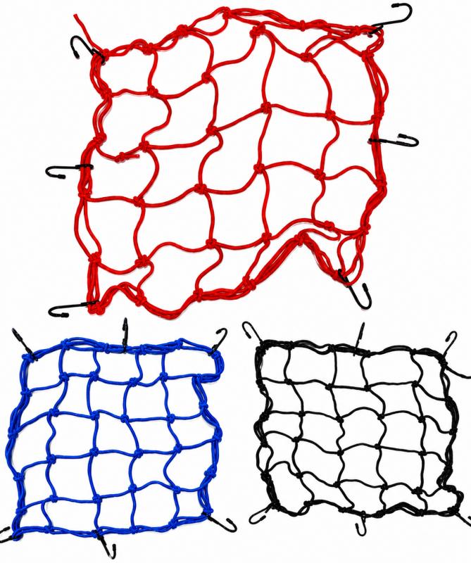 Imagen ilustrativa de RED 40CM X 40CM X 4MM (Rojo - Azul - Negro) (POR UNIDAD)
