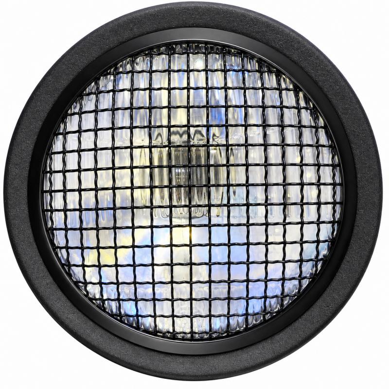 Imagen ilustrativa de OPTICA DELANTERA MOTO CON REJA (Blanca)