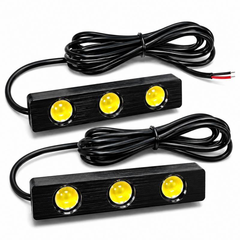 Imagen ilustrativa de KIT LED AUX BLOQUE 3 LED (aluminio)