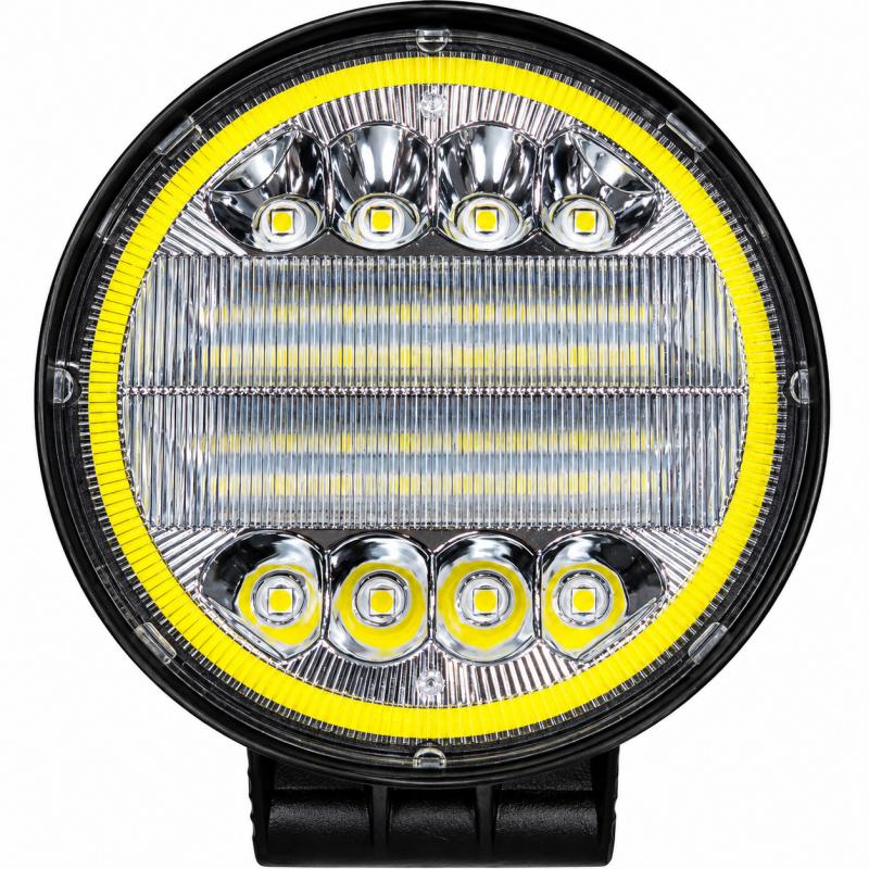 Imagen ilustrativa de FARO 72W 24 LED - REDONDO - CON ARO BLANCO