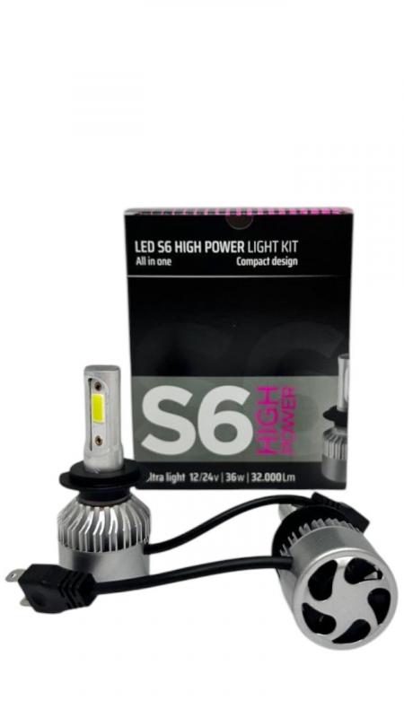 KIT LED S6 PREMIUM - Simples -9006