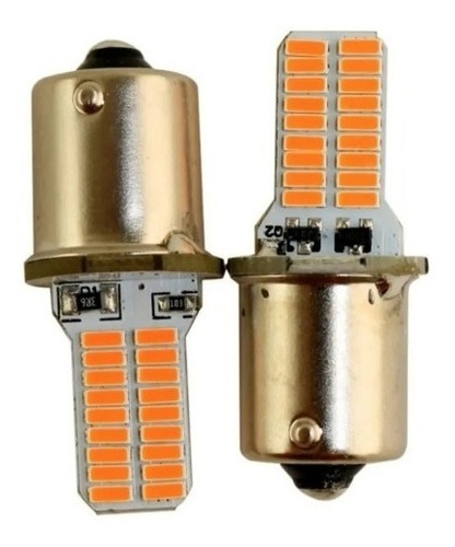 1 y 2 POLOS 22 SMD - ÁMBAR - 12v