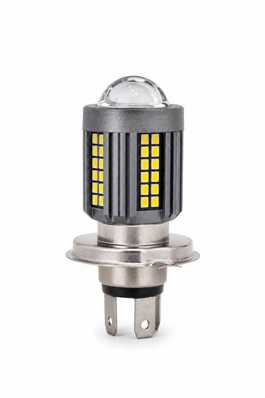 Imagen ilustrativa de LAMPARA LED MOTO H4 LUPA  60 SMD