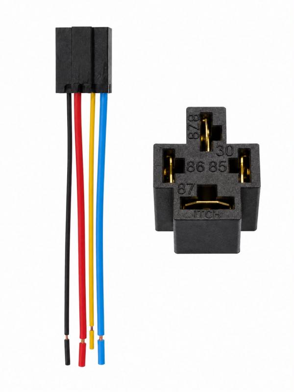 Imagen ilustrativa de FICHA MINI RELAY 70 AMP (4 VIAS) X UNIDAD